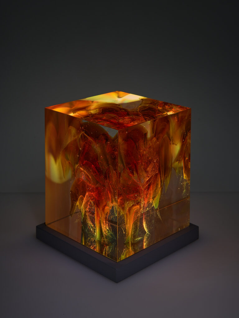 1.5Q 35 - optical glass with colored glass, light, filter H 17cm  sw150