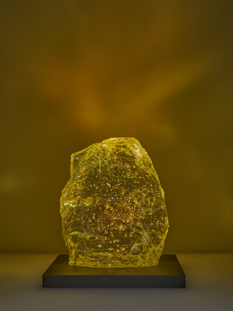 Glas Skulptur, Glas Art, Kunstglas, Original Kristall Kunstglas, Aus Glas Kunstglas, Artglass, Glasobjekt, glass object, glass with light, glass sculptur