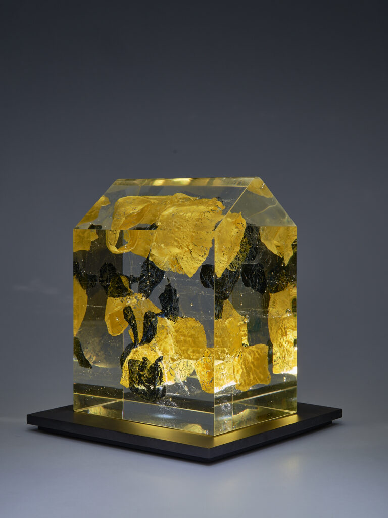 Glas Skulptur, Glas Art, Kunstglas, Original Kristall Kunstglas, Artglass, Glasobjekt, glass object, glass with light, glass sculptur