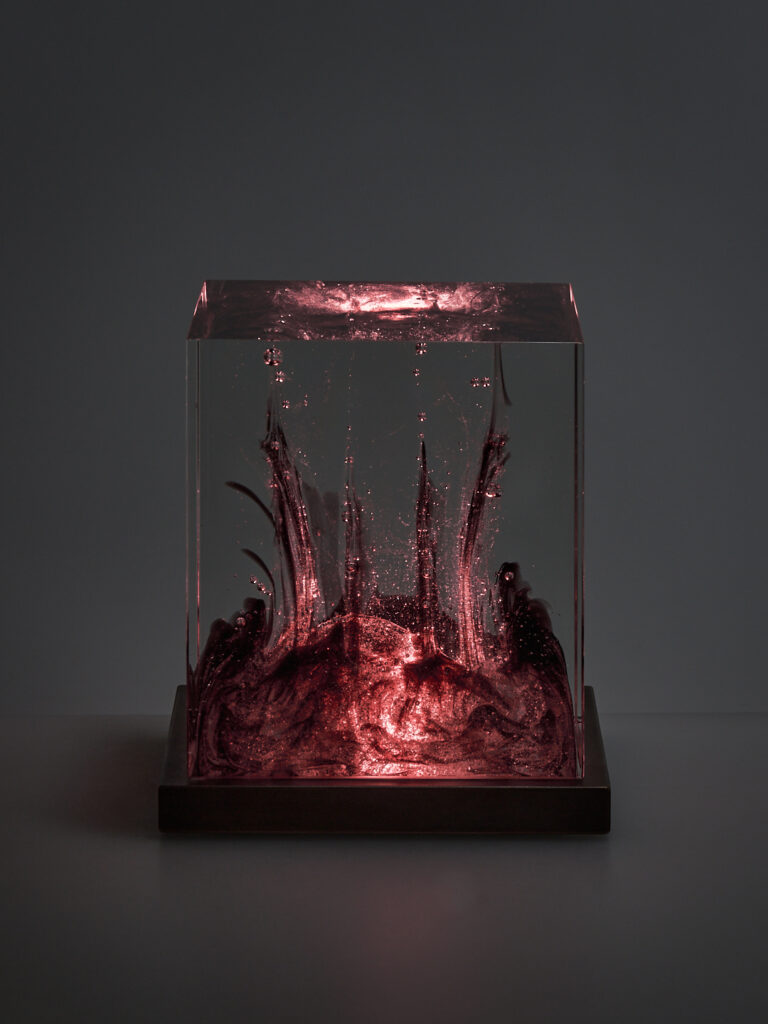 1.5 Q 39 – kiln-cast Czech optical glass with integrated LED lighting, Christian Schneider-Moll, Berlin-based artist