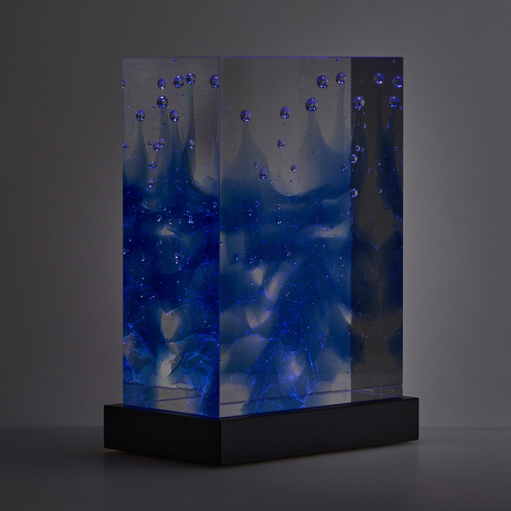 10.18 K 5 – kiln-cast Czech optical glass with integrated LED lighting, Christian Schneider-Moll, Berlin-based artist
